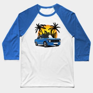 BMW 2002 in City Sunset Baseball T-Shirt